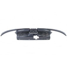 Решітка радіатора Peugeot 206 98-09 верхн. з смужками під фари (FPS) 7804H5