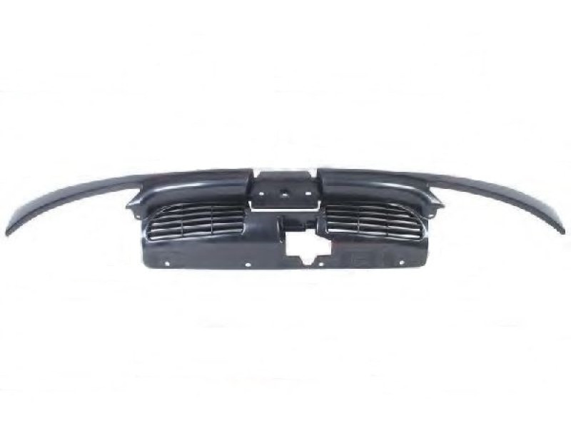 Решітка радіатора Peugeot 206 98-09 верхн. з смужками під фари (FPS) 7804H5