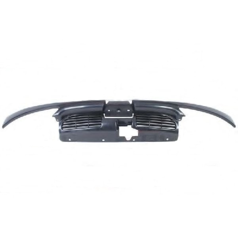 Решітка радіатора Peugeot 206 98-09 верхн. з смужками під фари (FPS) 7804H5