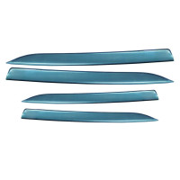 Решітка радіатора Renault Logan 04-08, внутр. хром, 4 шт. (FPS) 6001550014