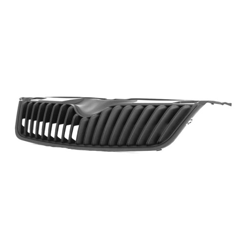 Решітка радіатора Skoda Fabia 2 2010-2014 FPS нижній рант чорний 5J0853668B9B9