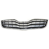 Решітка радіатора Toyota Camry XV40 10-11 XLE/LE хром, сіра (FPS) 5310106070C0