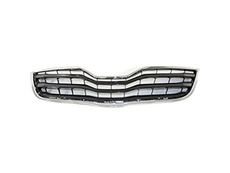 Решітка радіатора Toyota Camry XV40 10-11 XLE/LE хром, сіра (FPS) 5310106070C0