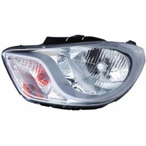 Фара передня Hyundai i-10 2010-2014 права хром DEPO 92120-0X120