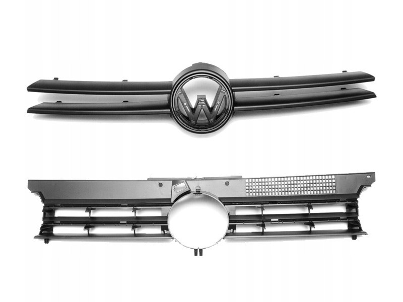 Решітка радіатора VW Golf 4 97-03 (Тайвань) зовнішня внутрішня 1J0853653AGRU