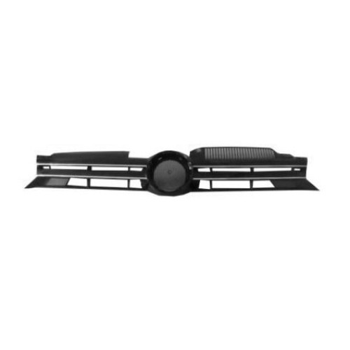 Решітка радіатора VW Golf 6 2009-2012 (крім GTi) чорна, відкрита, з хром. молдингом FPS 5K0853651AJZLL