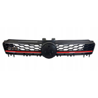 Решітка радіатора VW Golf 7 GTI 13-17 (Тайвань) з червоною смугою