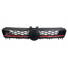 Решітка радіатора VW Golf 7 GTI 13-17 (Тайвань) з червоною смугою