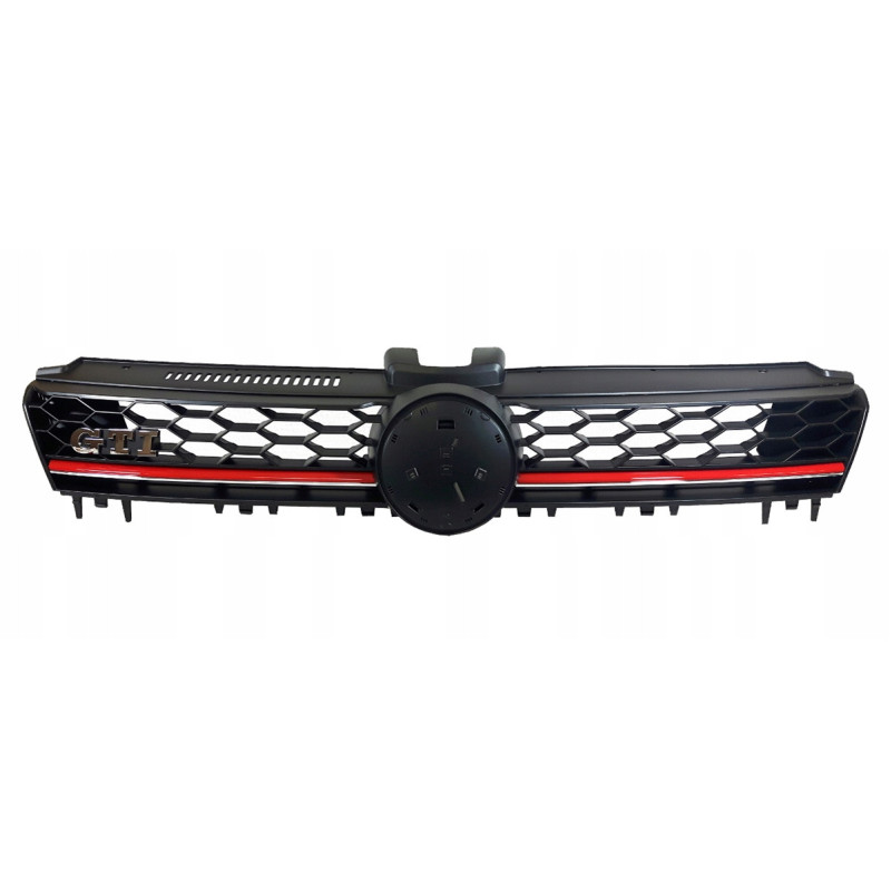Решітка радіатора VW Golf 7 GTI 13-17 (Тайвань) з червоною смугою