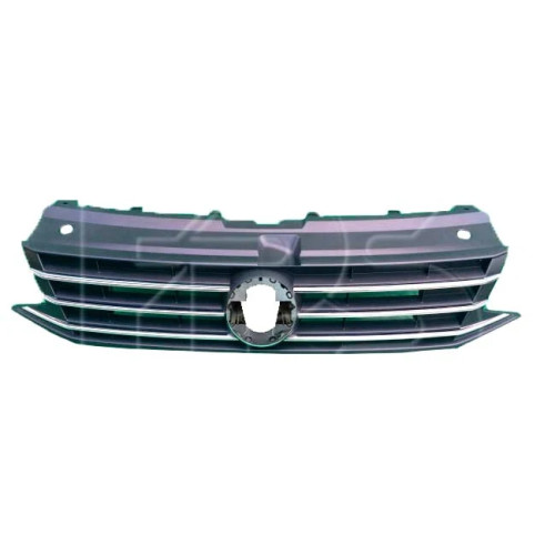 Решітка радіатора VW Polo V седан 2015-2019 (Тайвань) з хром молдингами 6RU853651D