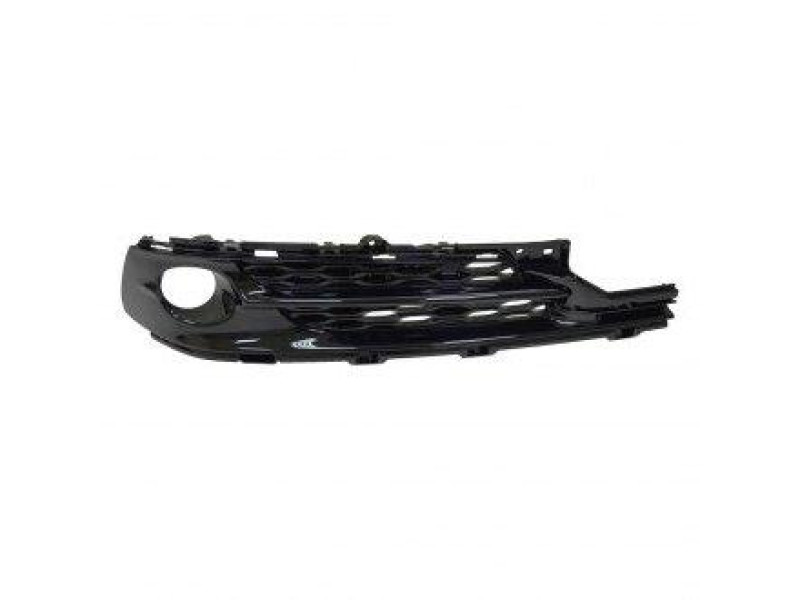 Решітка переднього бампера Acura TLX 14-17 права (FPS) чорний глянець, з отв.