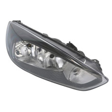 Фара Ford Focus 3 15-18 права чорна з білою вставкою DEPO 1866229