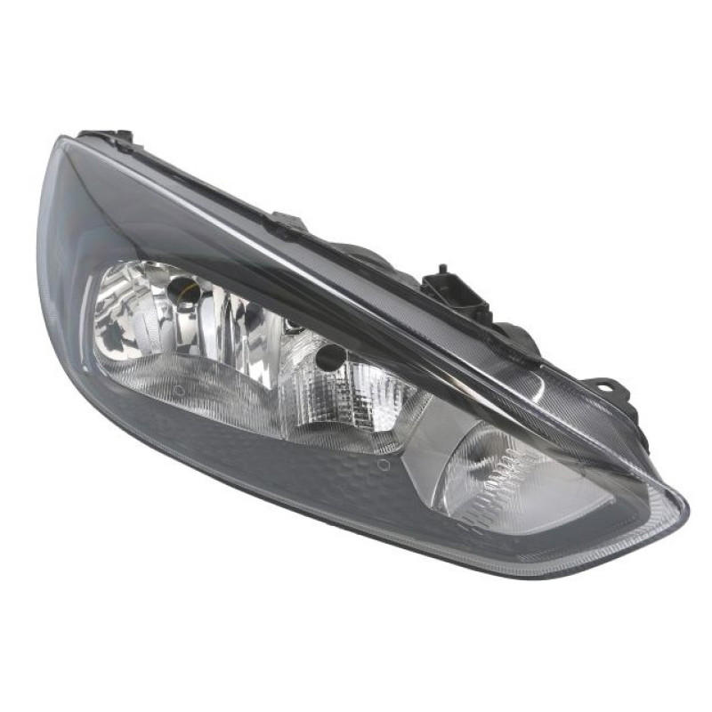 Фара Ford Focus 3 15-18 права чорна з білою вставкою DEPO 1866229