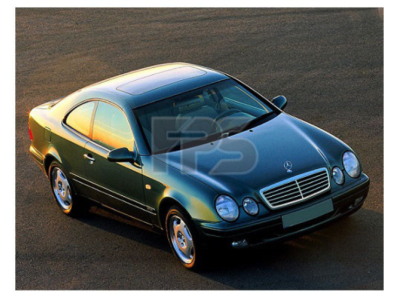 Скло дверне переднє ліве Mercedes CLK C208 (XYG)