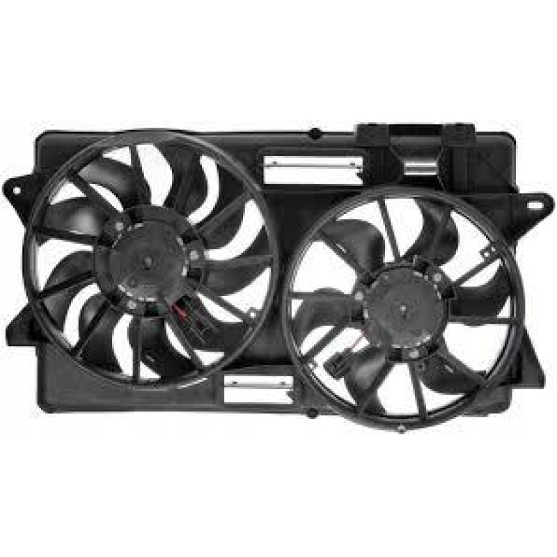 Дифузор з вентилятором Ford Mustang 15-18, 2.3 T (Signeda) FR3Z8C607B