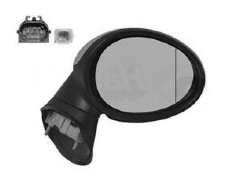 Дзеркало зовнішнє праве Mini Countryman (R60) 10- (Polcar) 5103524M