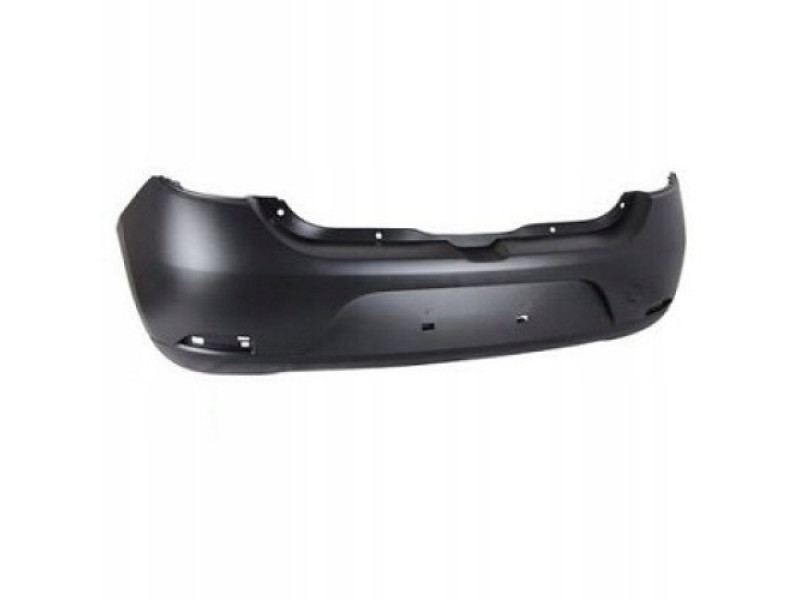 Бампер задній (грунт, чорний) Renault Logan 2013- FPS 850220639R
