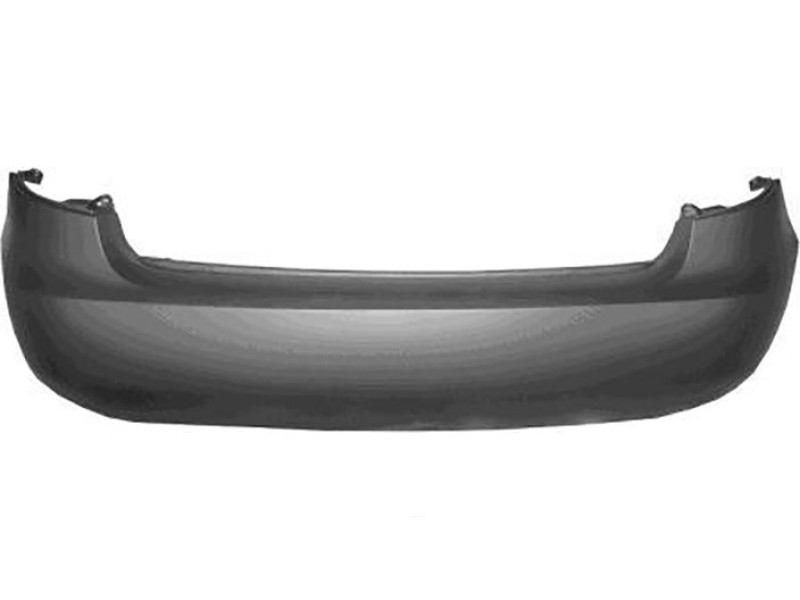 Бампер задній (з отворами під відбивач) Skoda Fabia 2 2007-2014 FPS 5J6807421H