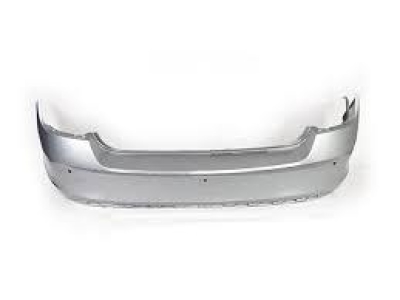 Бампер задній без отворів під парктронік Skoda Rapid 2012- FPS 5JH807421