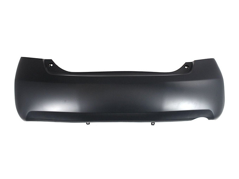 Бампер задній (один вихлоп) Toyota Camry XV40 2006-2011 чорний FPS 5215906909