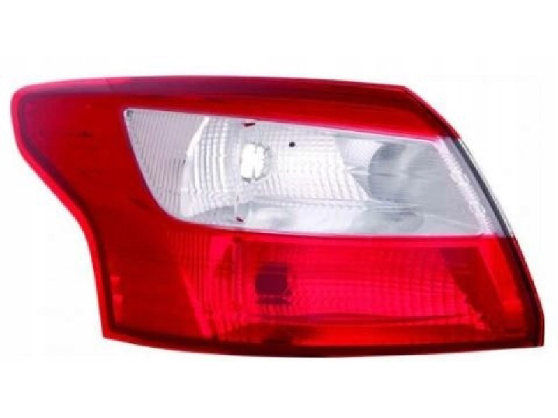 Ліхтар задній зовнішній лівий Ford Focus 3 11-14 універсал (Depo) без LED