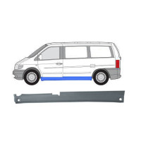 Поріг лівий Mercedes Vito W638 96-03 повний (PT)