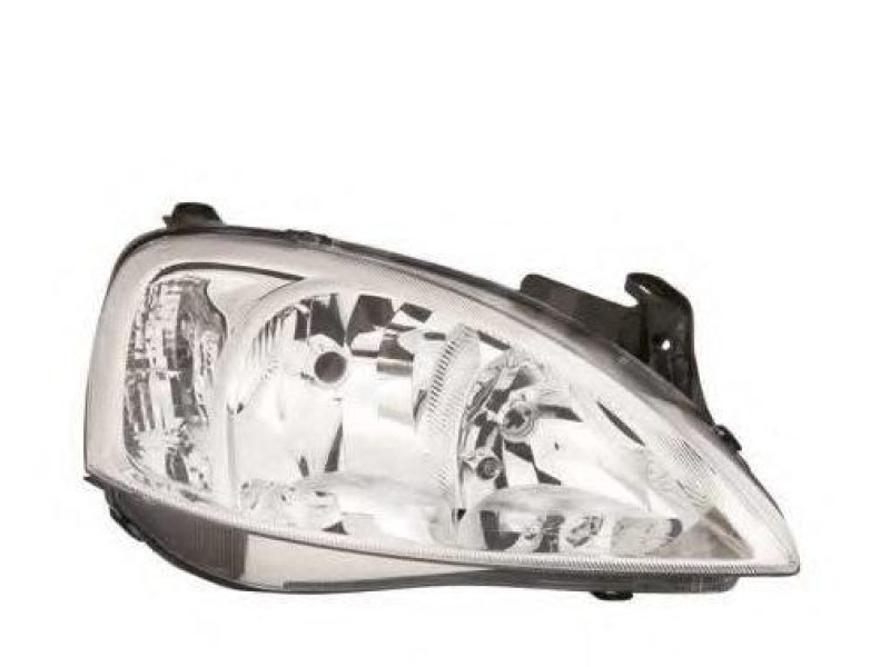 Фара передня права Opel Combo, Opel Corsa 01-02 (TYC) ел. рег. 1216093