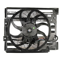 Вентилятор в зборі BMW 5 E39 (Китай) на 4 контакти 64548370780