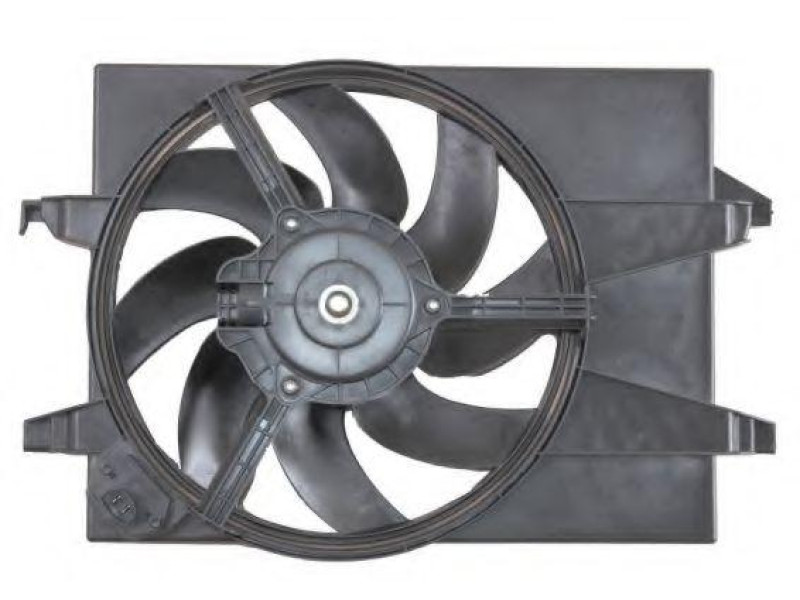 Вентилятор в зборі, Ford Fiesta, Fusion / Mazda 2 (NRF) FP 28 W74