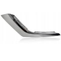 Накладка бампера передня ліва Mitsubishi Outlander 3 нижня 15- (Tempest) хром молдинг