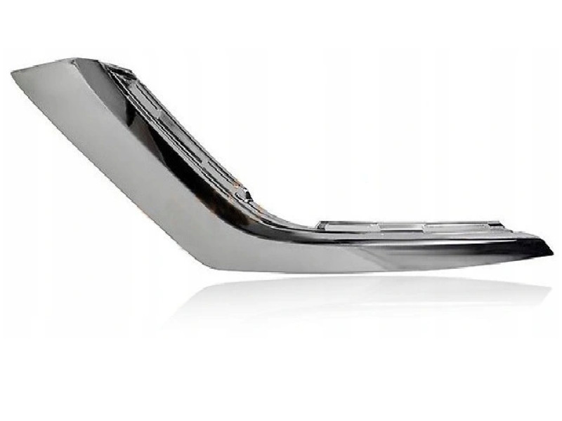 Накладка бампера передня ліва Mitsubishi Outlander 3 нижня 15- (Tempest) хром молдинг