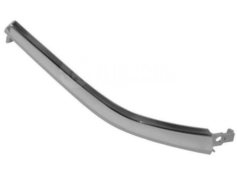 Накладка бампера передня права Mitsubishi Outlander 3 верхня 15- (Tempest) хром молдинг