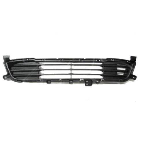 Решітка переднього бампера средняя Mitsubishi Outlander 3 2012-2015 (Tempest)