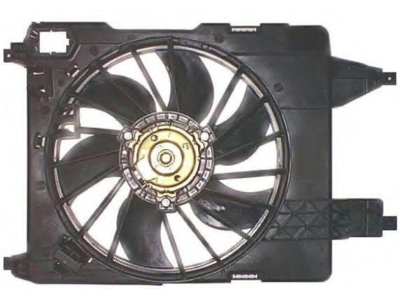 Вентилятор в зборі Renault Symbol 1 2002-2006 (LB0 / 1 / 2)