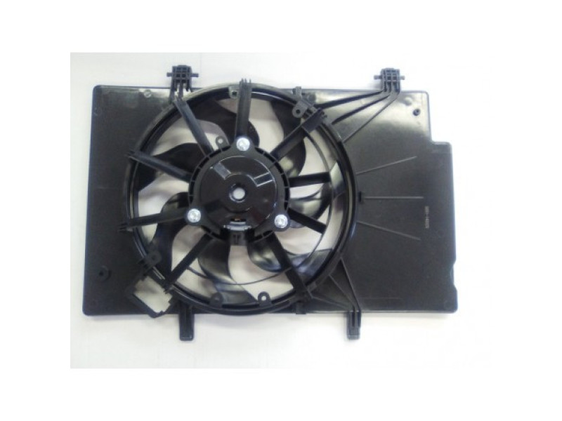 Дифузор з вентилятором Ford Fiesta 1.6 TDCI 09-13 (Polcar) 8V518C607AD