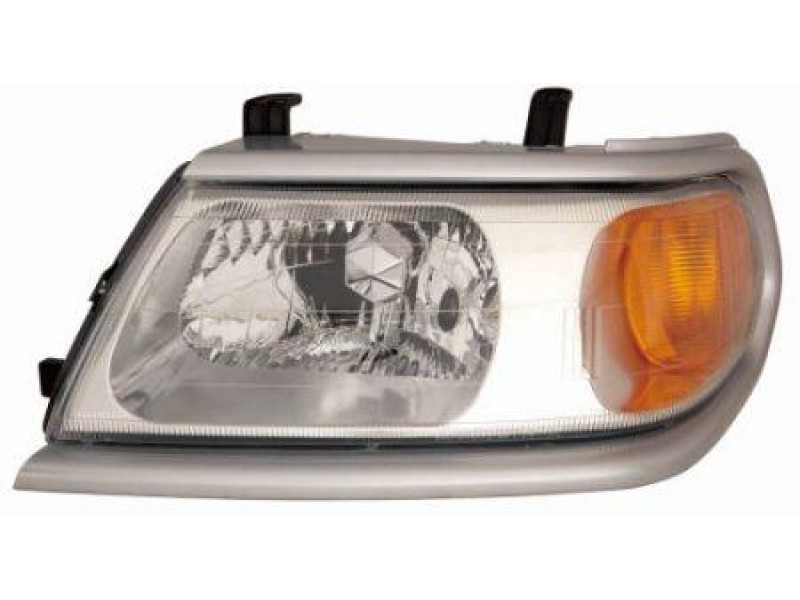 Фара Mitsubishi Pajero Sport 1 00-08 права ел./мех. рег. з рамкою DEPO 8301A312HA