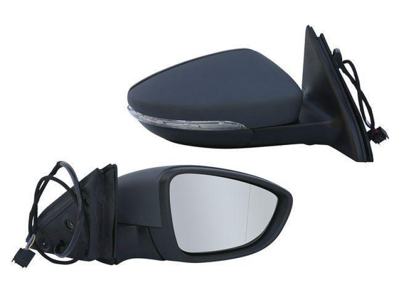 Дзеркало праве VW Jetta 6 11- (Alkar) електричне 5C7857508C