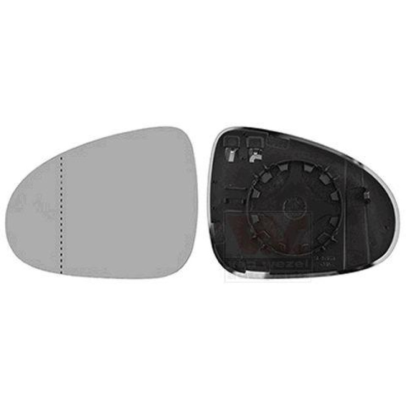 Вкладиш дзеркала лівий VW Touareg 2010-2018 Alkar 7P6857521B