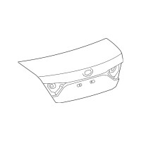 Кришка багажника під спойлер Toyota Camry SE V55 2014-2017 FPS 6440106A60