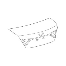 Кришка багажника під спойлер Toyota Camry SE V55 2014-2017 FPS 6440106A60