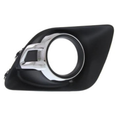 Решітка бампера права Mitsubishi ASX 10-13 з хром окуляром (Tempest)