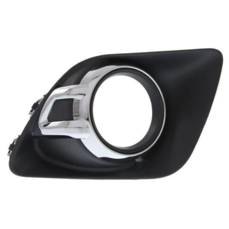 Решітка бампера ліва Mitsubishi ASX 10-13 з хром окуляром (Tempest)