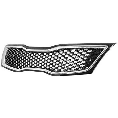 Решітка радіатора Kia Optima 2013-2016 чорна з хром. рамкою LKQ 863504C700