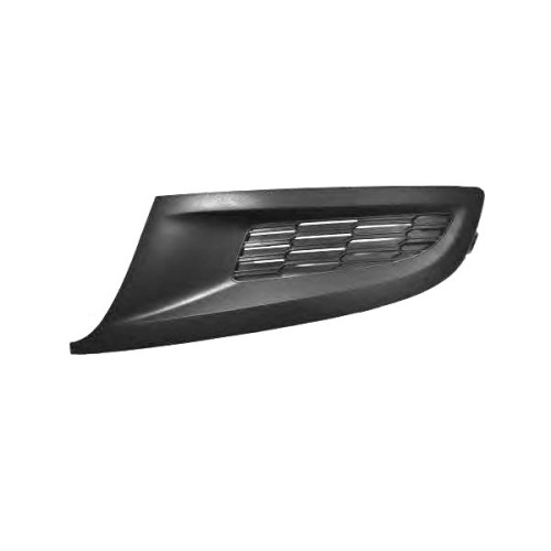 Решітка переднього бампера ліва VW Polo 2009-2014 хетчбек (Elit) без отвора 6R0853665C9B9