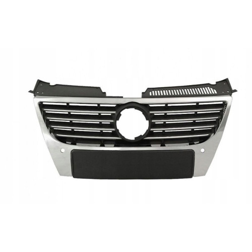 Решітка радіатора VW Passat B6 2005-2010 (Elit) 3C0853651F-PWF
