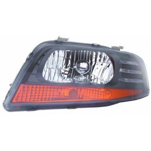 Фара Chevrolet Aveo T200 2005-2008 ліва, темна (Depo)