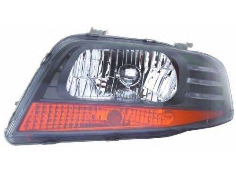 Фара Chevrolet Aveo T200 05-08 ліва, темна (Depo)