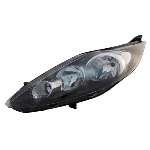 Фара передня Ford Fiesta 2008-2013 ліва черн. рамка TYC 8A6113W030AD