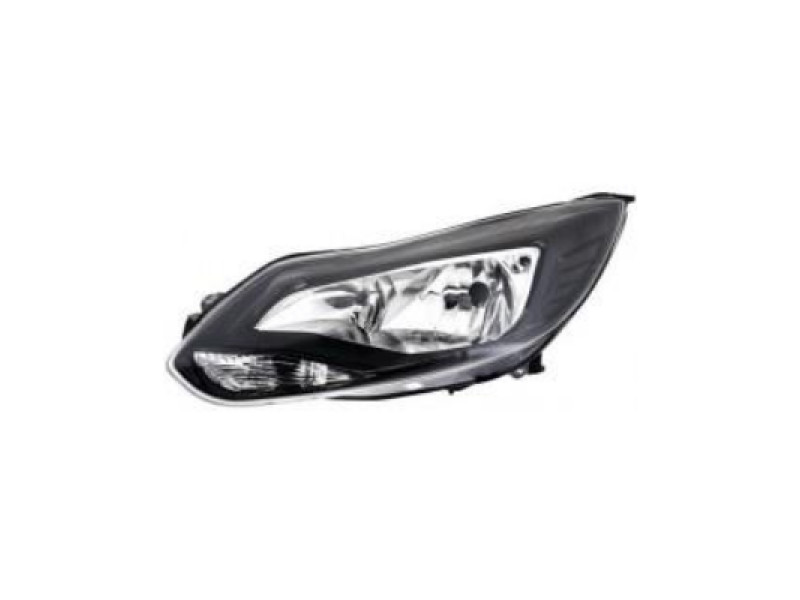 Фара Ford Focus 3 11-14 ліва черн.рамка DEPO 1724803