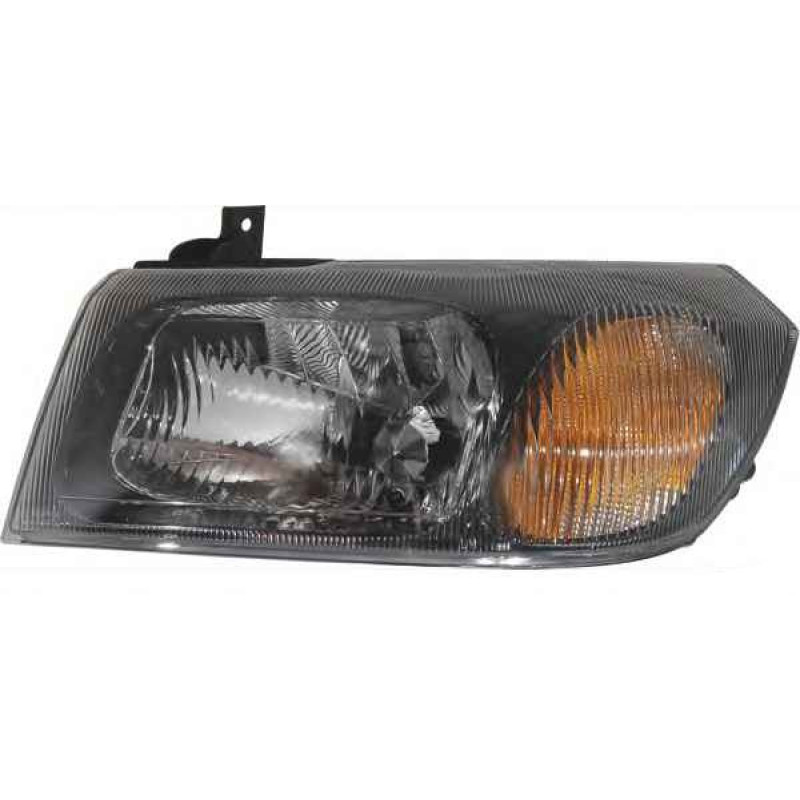 Фара Ford Transit 00-06 ліва ел.рег. чорна рамка TYC 1140066